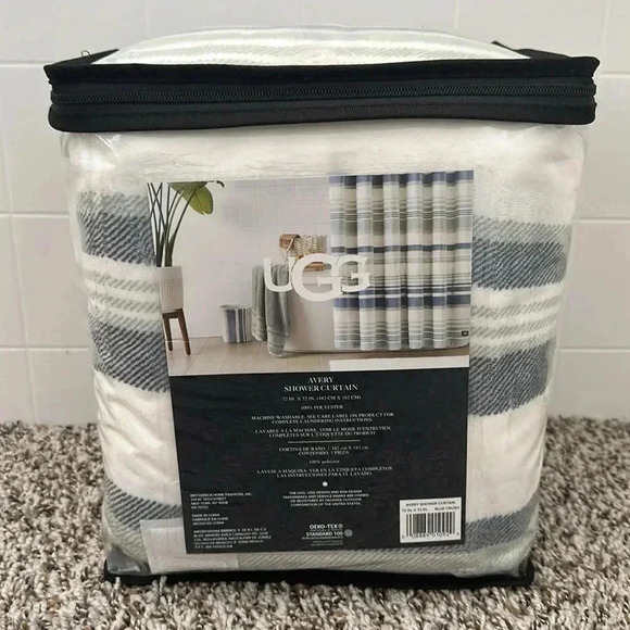Ugg Avery Shower Curtain- Rare to find - Picture 2 of 6